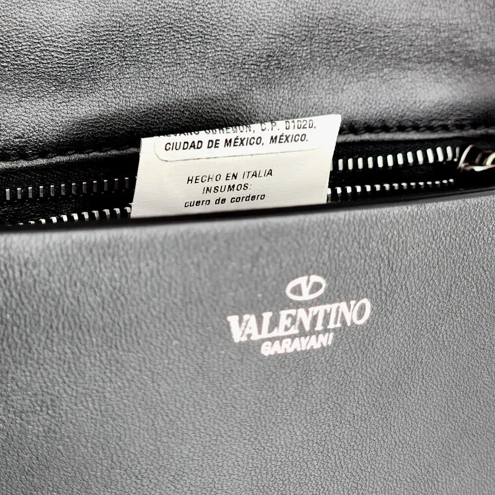 VALENTINO GARAVANI ATELIER BAG 03 ROSE EDITION BLACK NWT - Picture 5 of 16